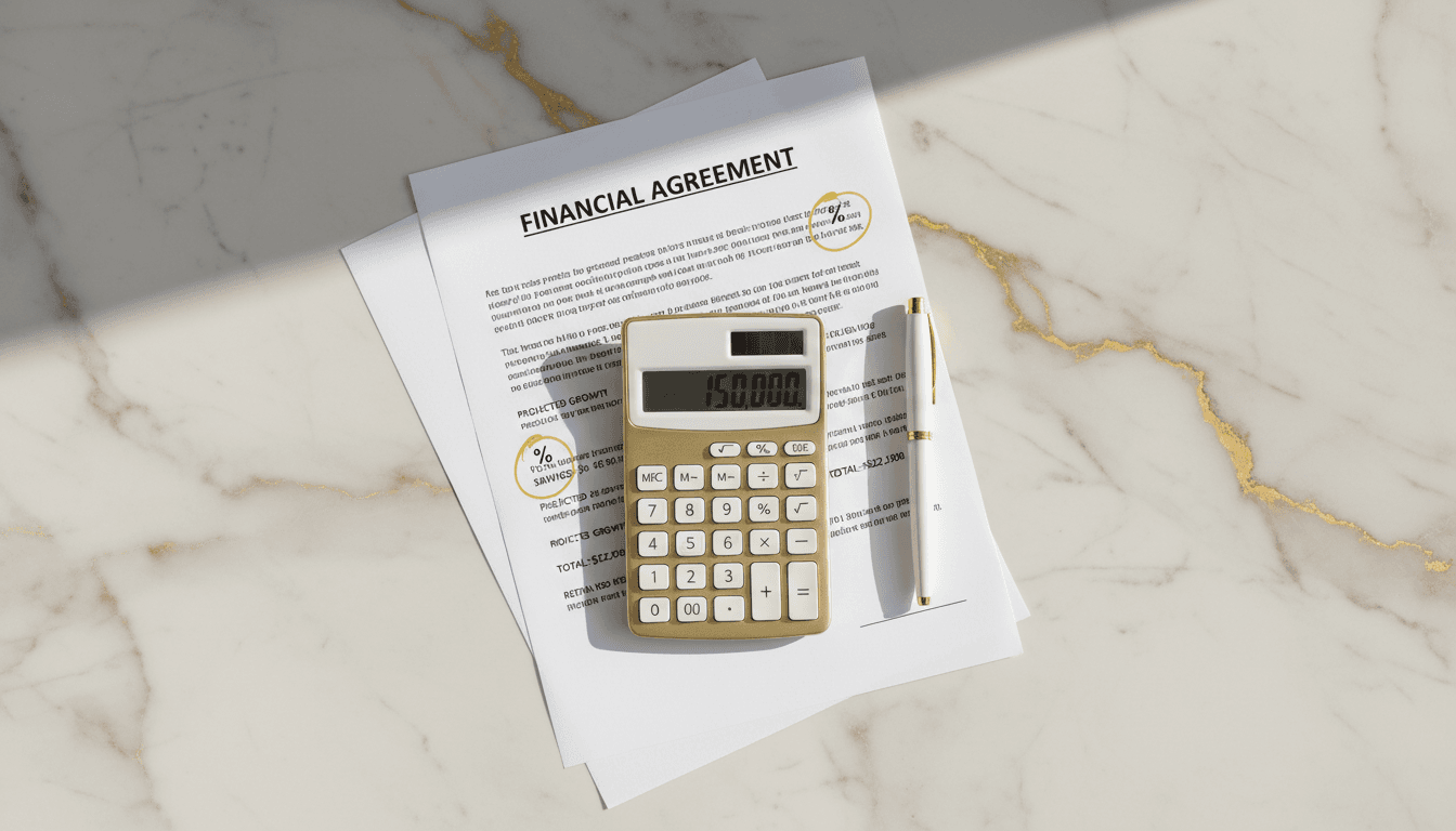 Guaranteed savings percentage calculation